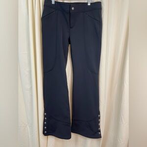 Athleta black snow cruiser fleece lined pants -skipants - snow- women’s size 10
